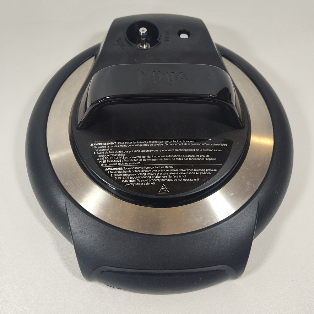 Ninja Foodi Deluxe Lid Replacement FD302 FD401 FD402 No Valve